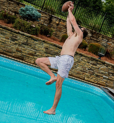 Blue Camo Swim Trunk Greater Half